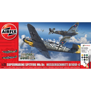 Airfix 50194 1/72 Supermarine Spitfire Mk.Vc and Messerschmitt Bf-109F-4 Dogfight Double